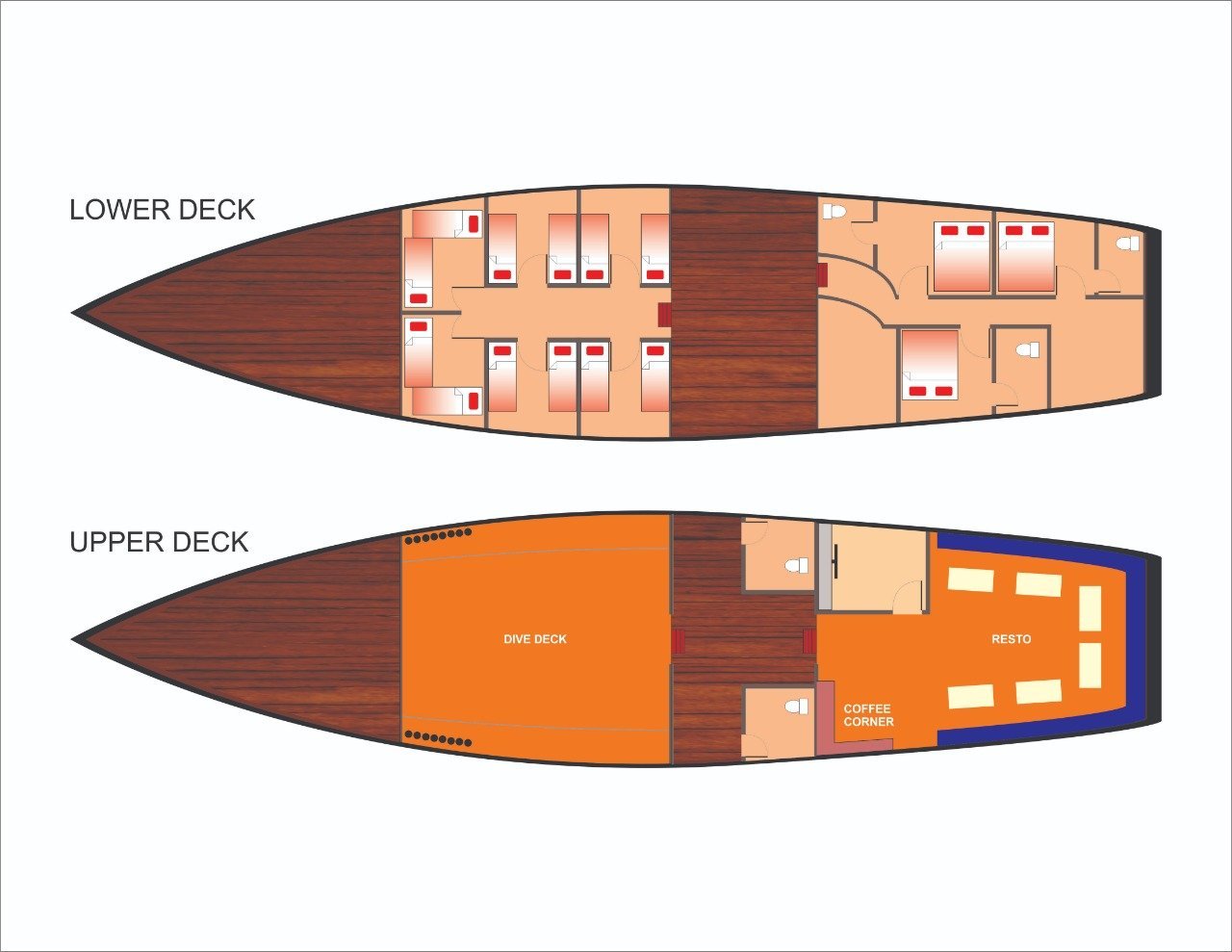 Jaya Liveaboard Indonesia Boat Map